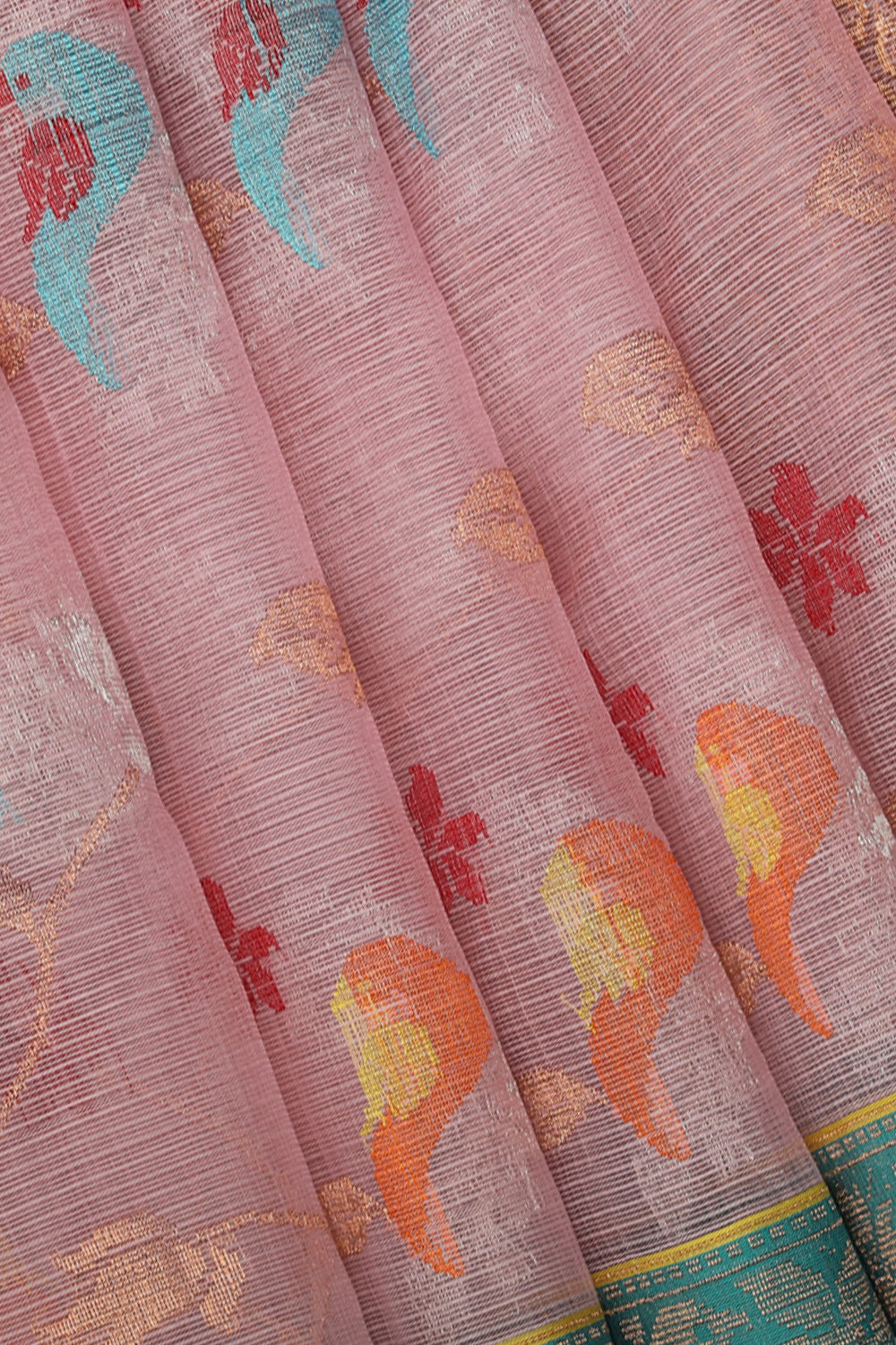 Collection of Kota Pink Saree in a gallery layout