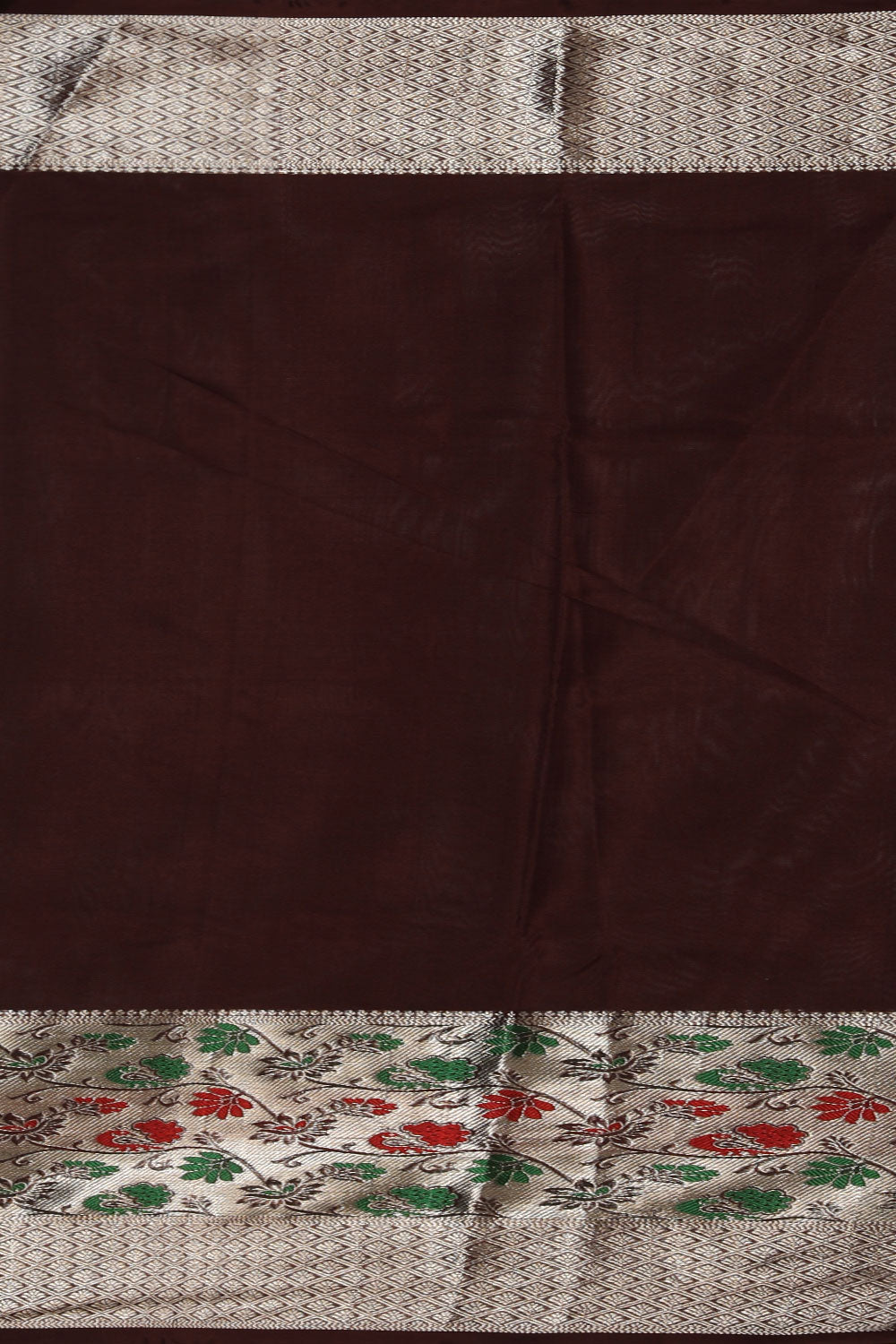 Image of Venkatagiri-Silk Sea-Green Saree