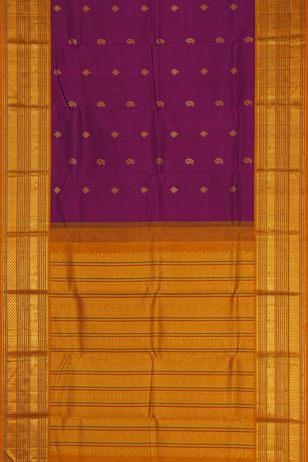 Image of Arani Silk Purple Saree