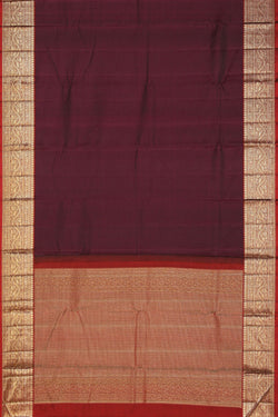 Collection of Arani-Silk Violet Saree in a gallery layout