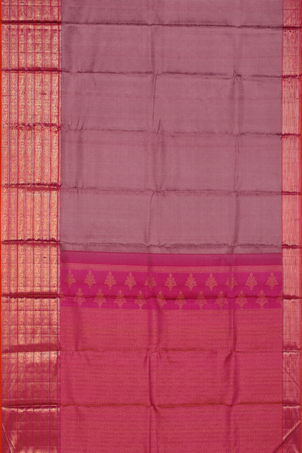 Collection of Arani-Silk Purple Saree in a gallery layout