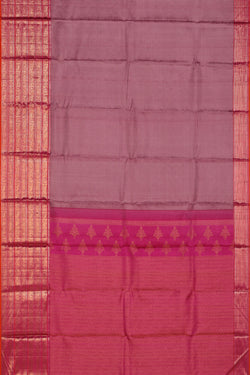 Collection of Arani-Silk Purple Saree in a gallery layout