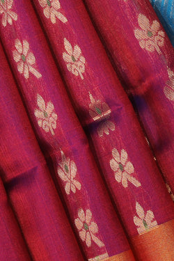 Collection of Uppada Silk Violet Saree in a gallery layout