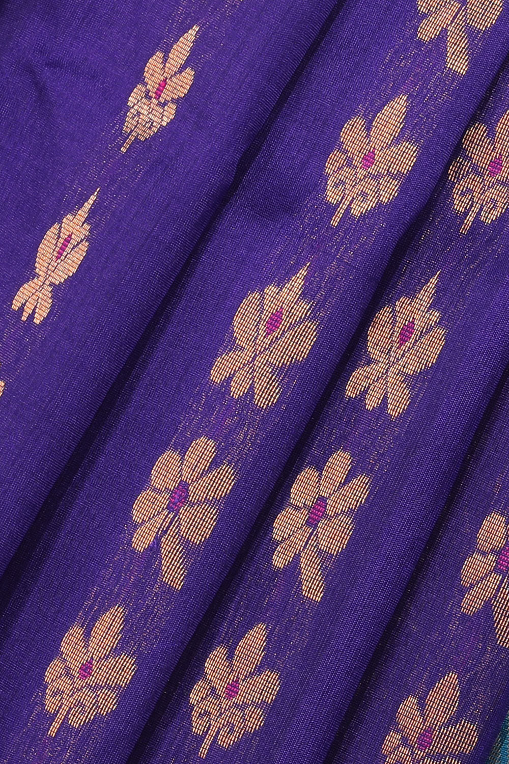 Collection of Uppada Silk Violet Saree in a gallery layout