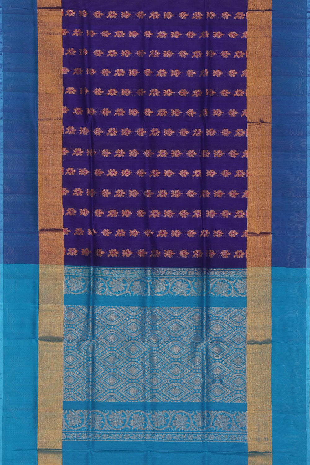 Collection of Uppada Silk Violet Saree in a gallery layout