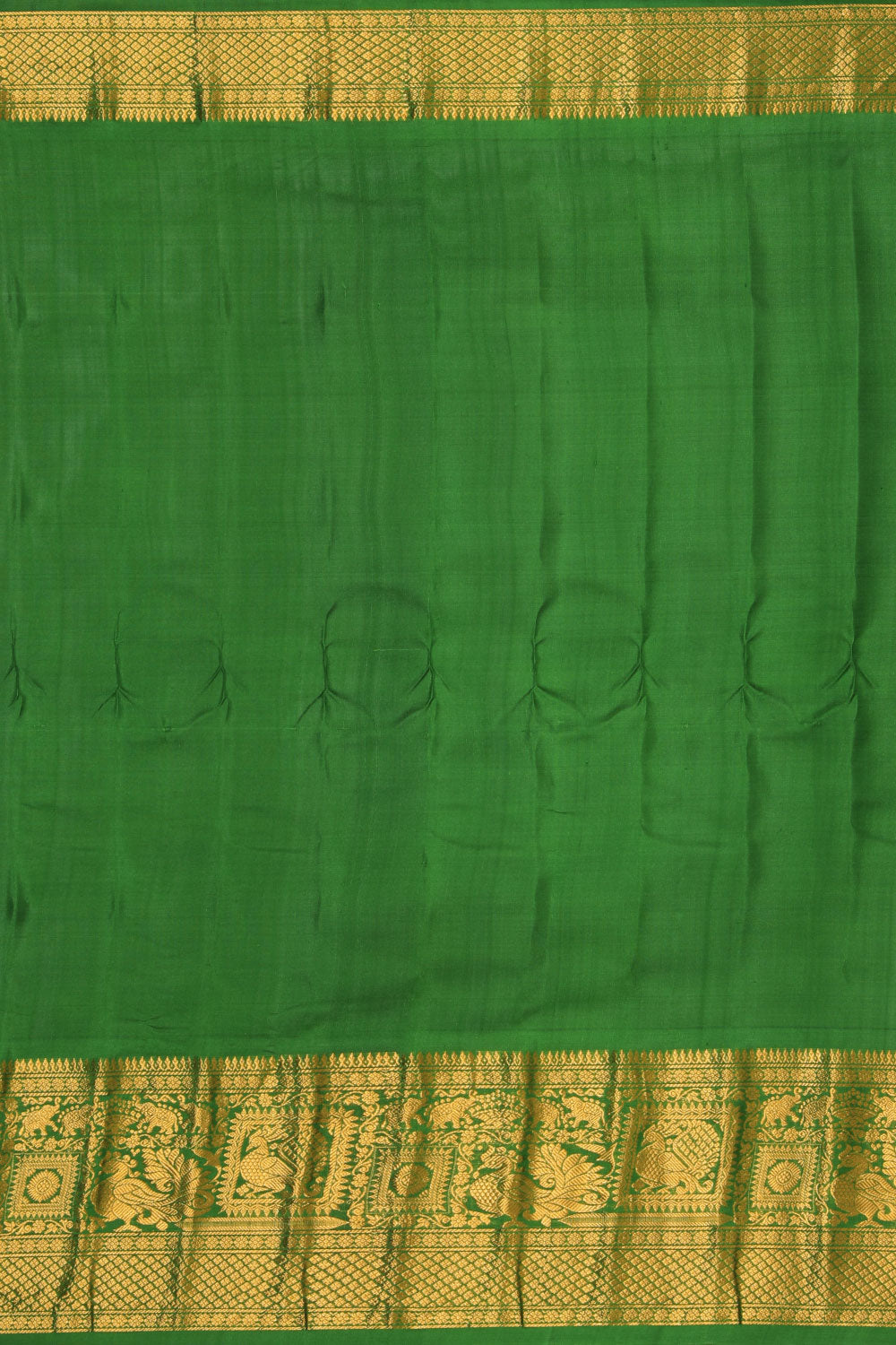 Gadwal Silk Brown Saree