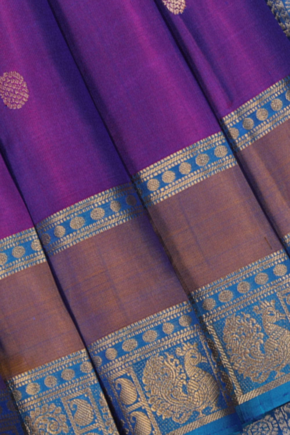 Gorgeous Violet Saree