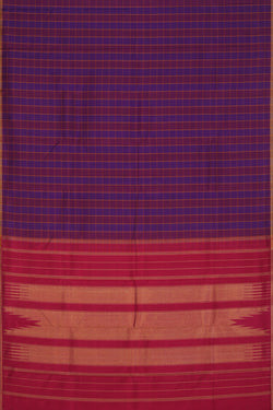 Collection of Arani-Silk Purple Saree in a gallery layout