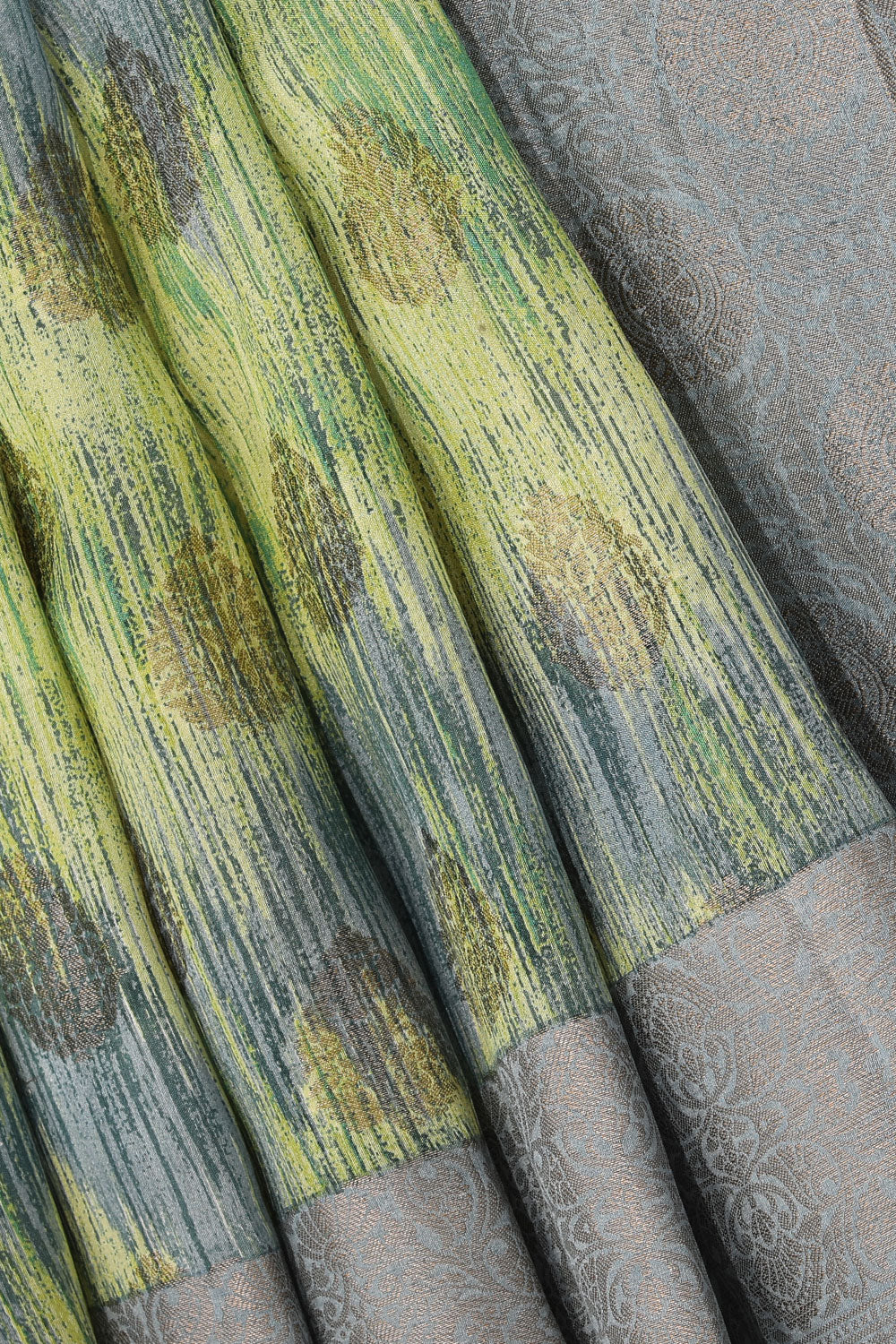 Image of Tussar Multi-Color Saree