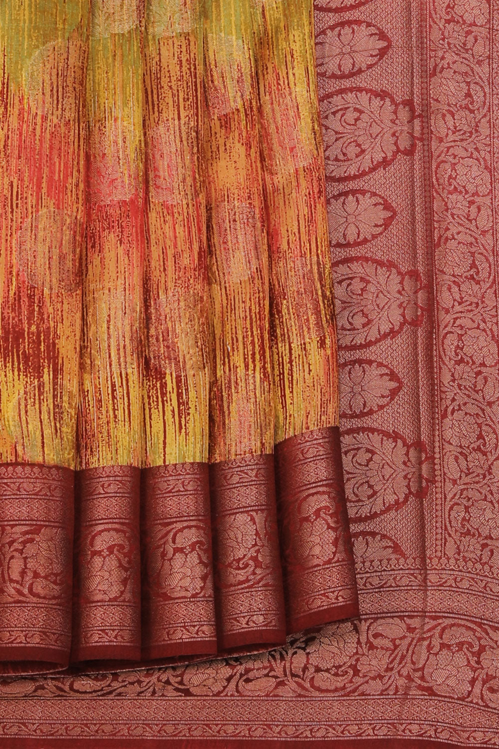 Collection of Tussar Multi-Color Saree in a gallery layout