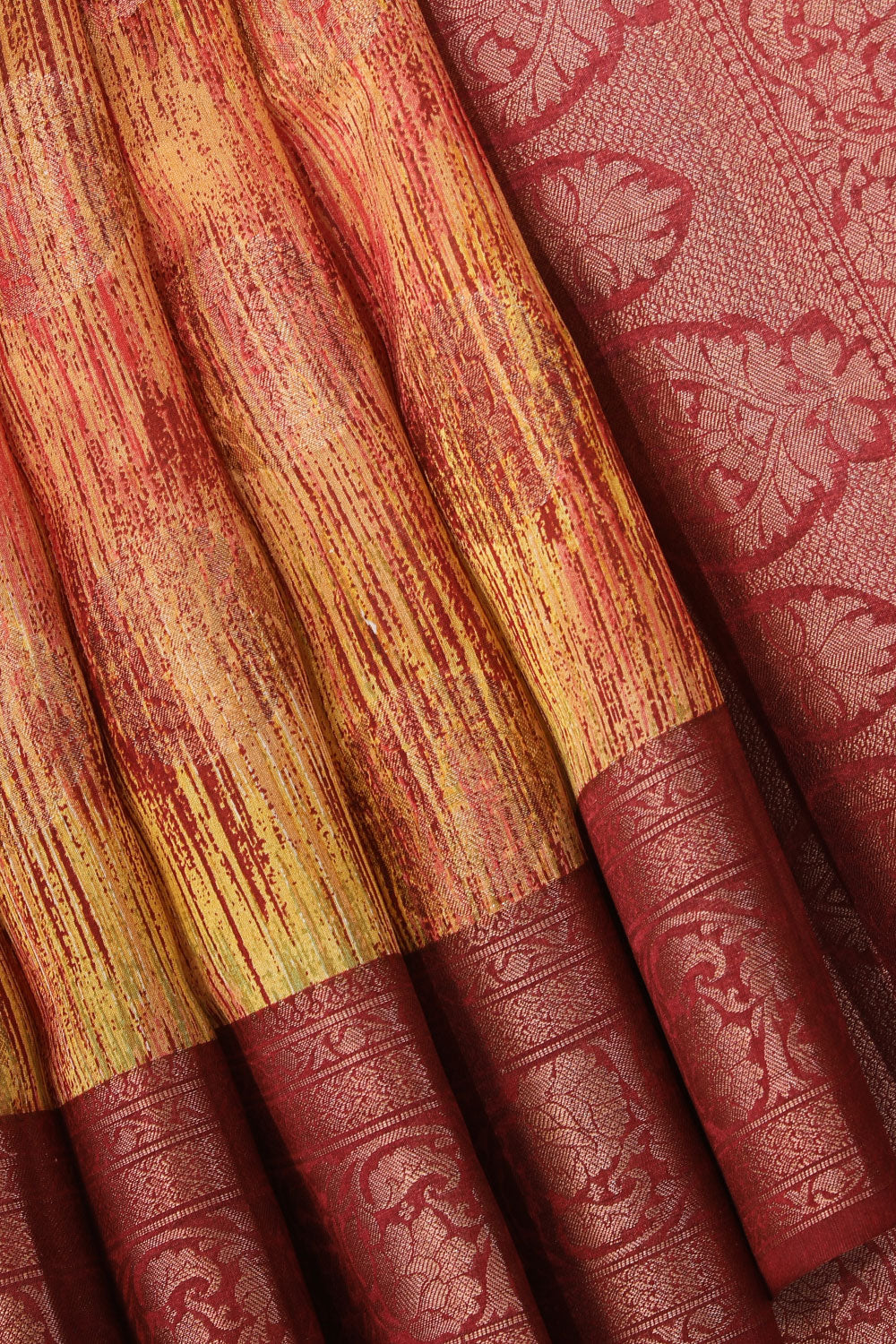 Image of Tussar Multi-Color Saree