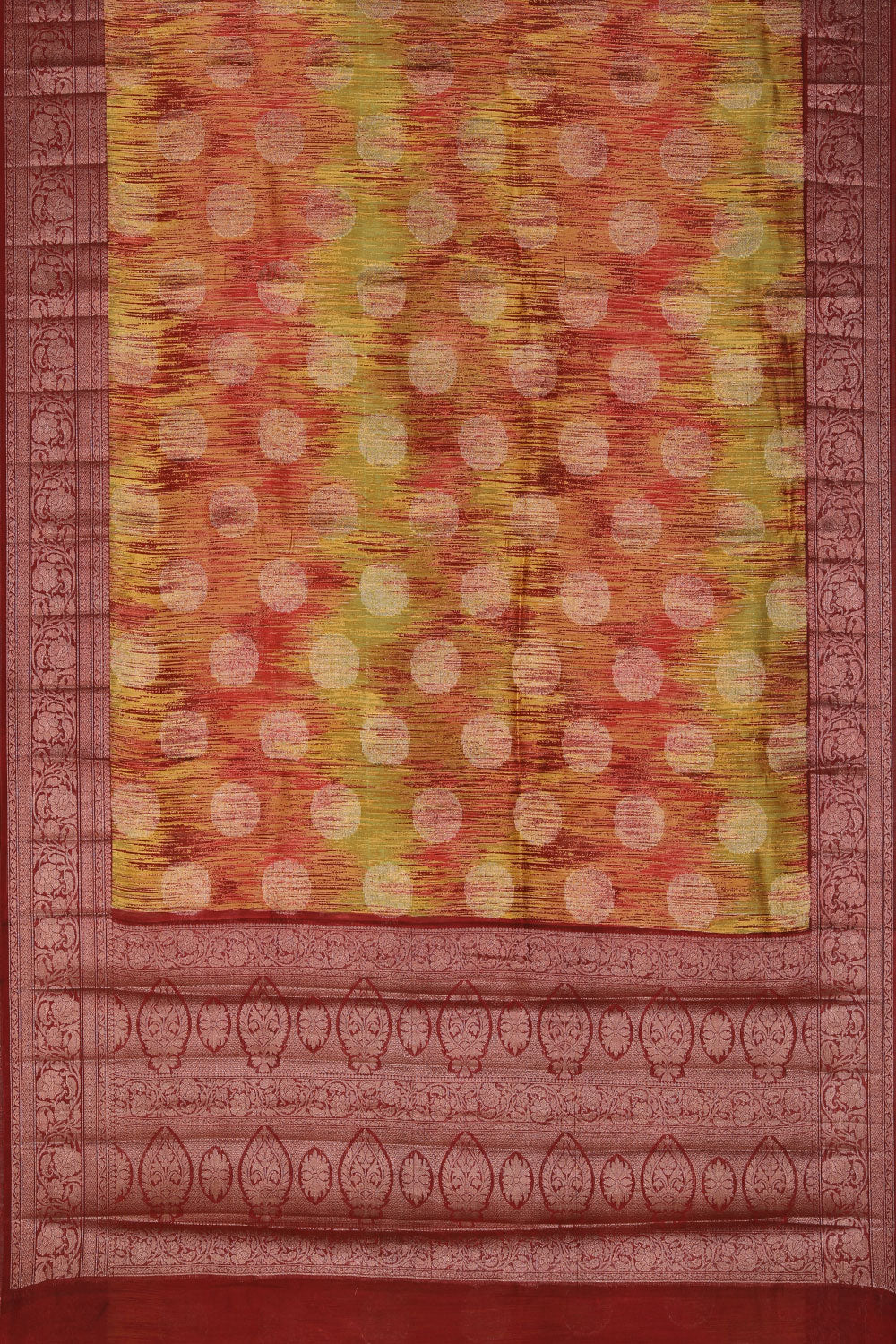 Image of Tussar Multi-Color Saree