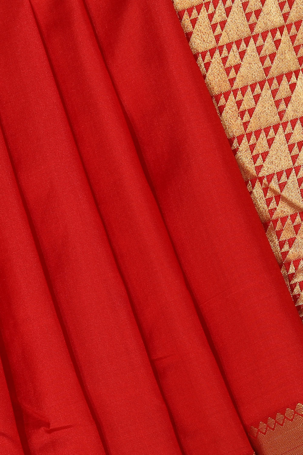 Image of Traditional Charm Red Saree