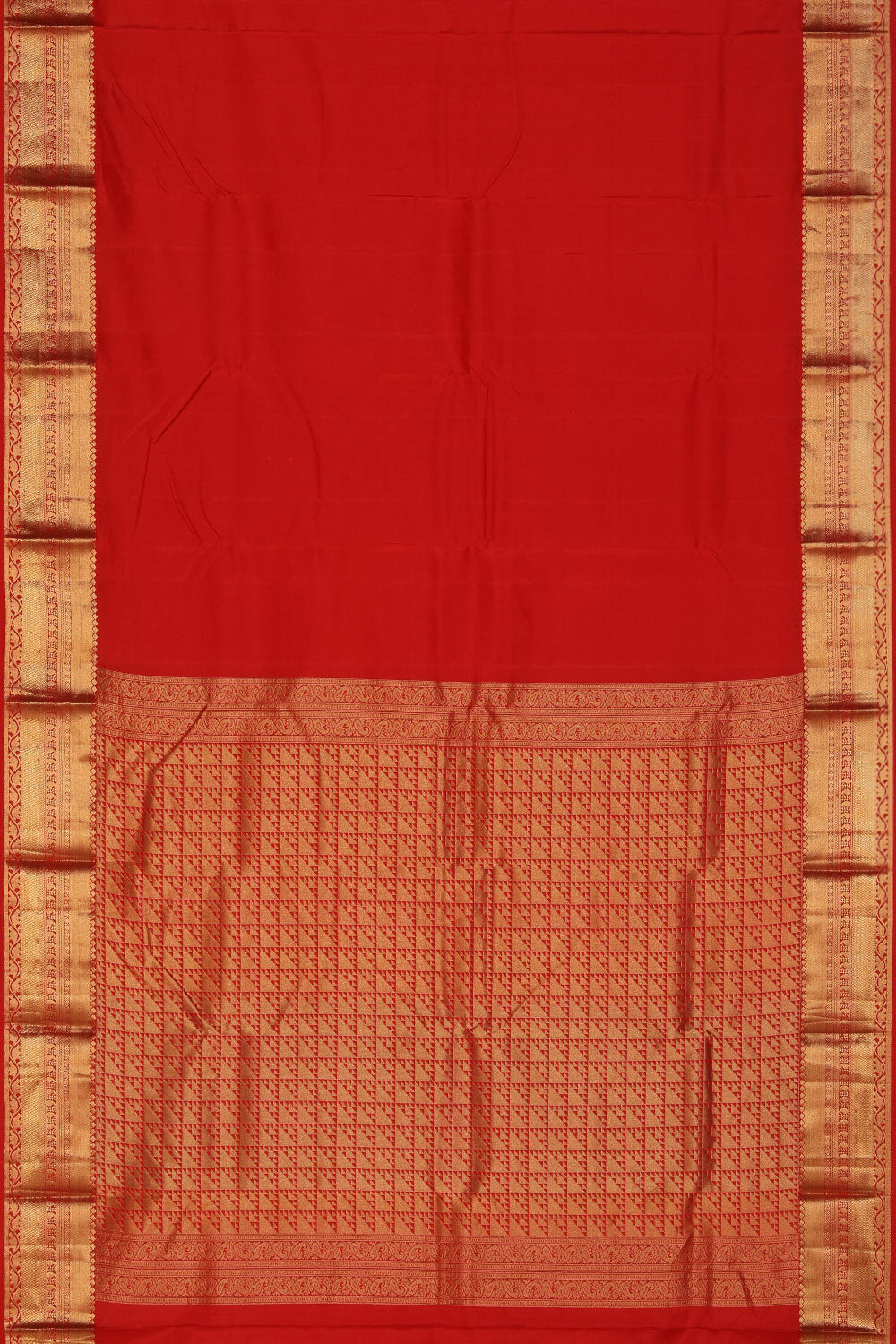 Image of Traditional Charm Red Saree