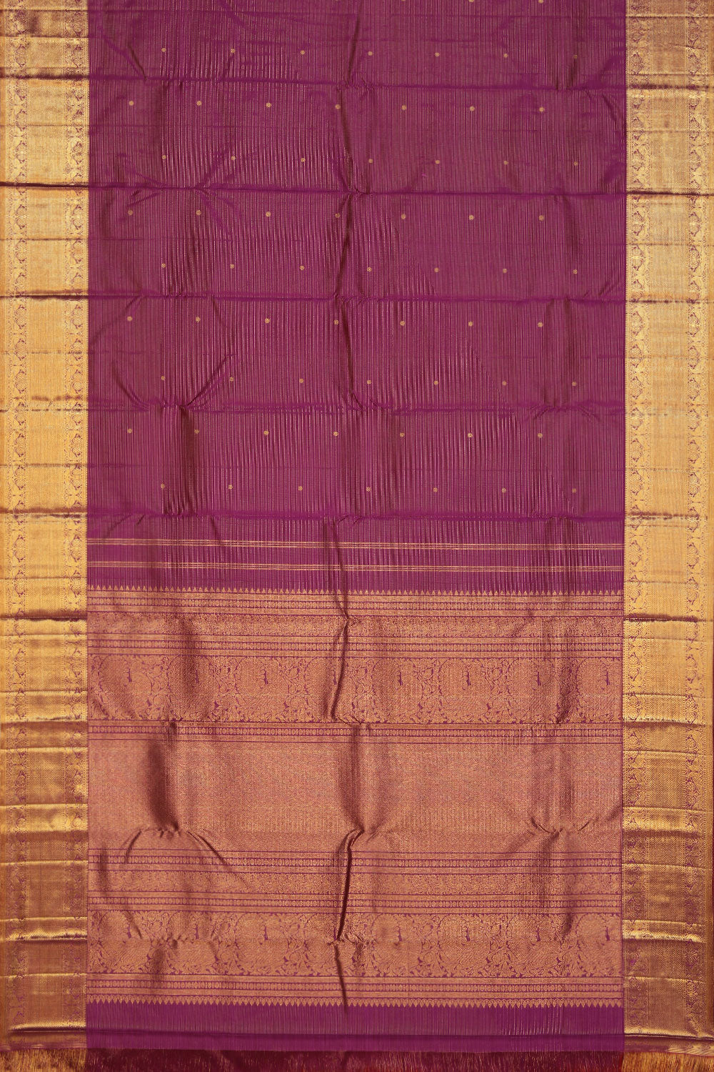 Collection of Gorgeous Shimmer Violet Saree in a gallery layout