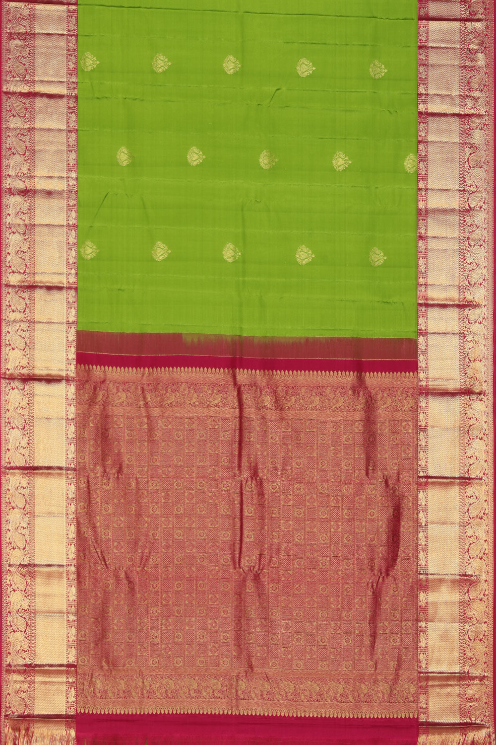 Image of Gorgeous Green Saree