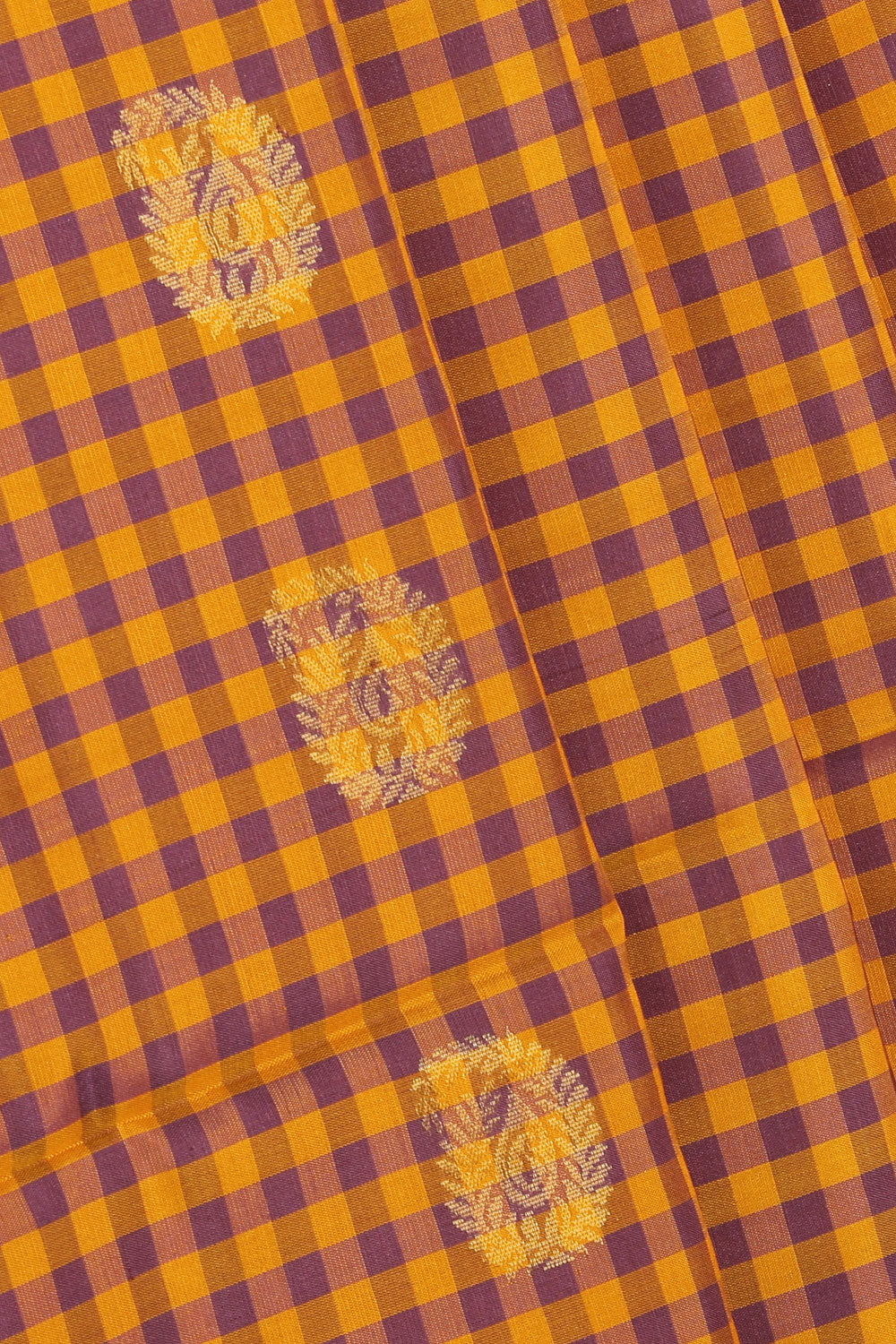 Image of Traditional Charm Mustard Saree