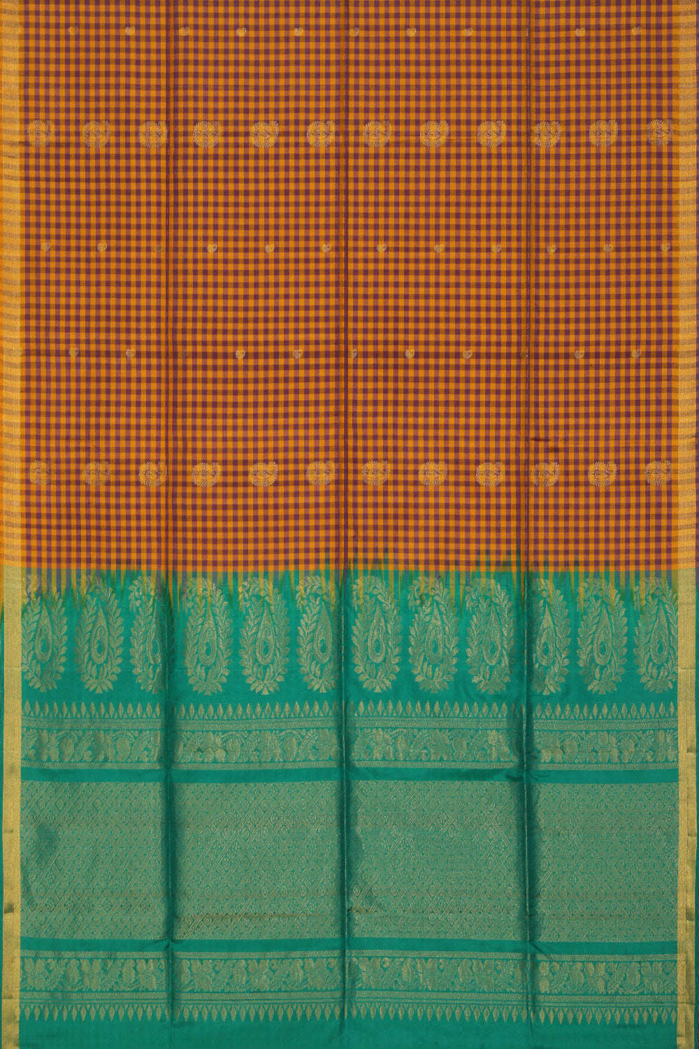 Collection of Traditional Charm Mustard Saree in a gallery layout