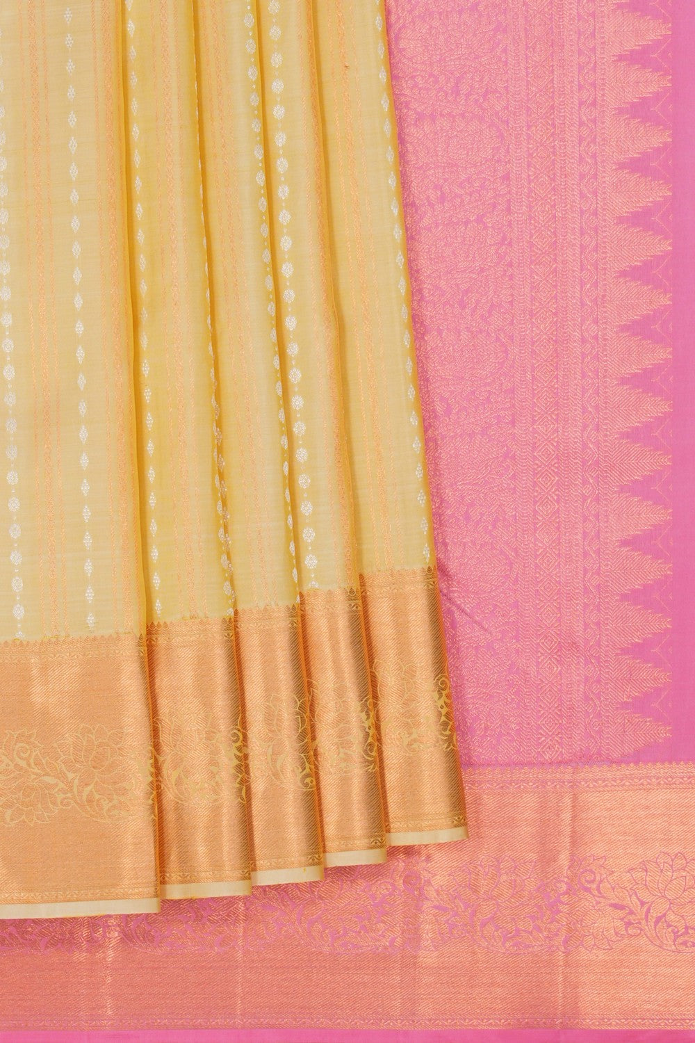 Image of South Silk Cream Saree