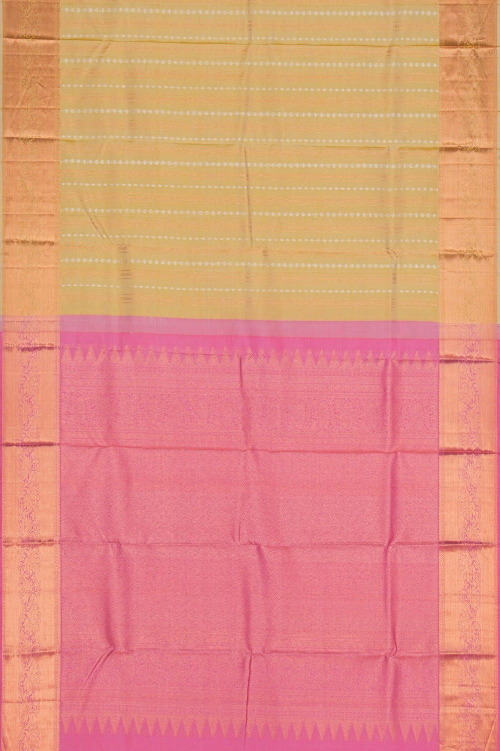 Image of South Silk Cream Saree