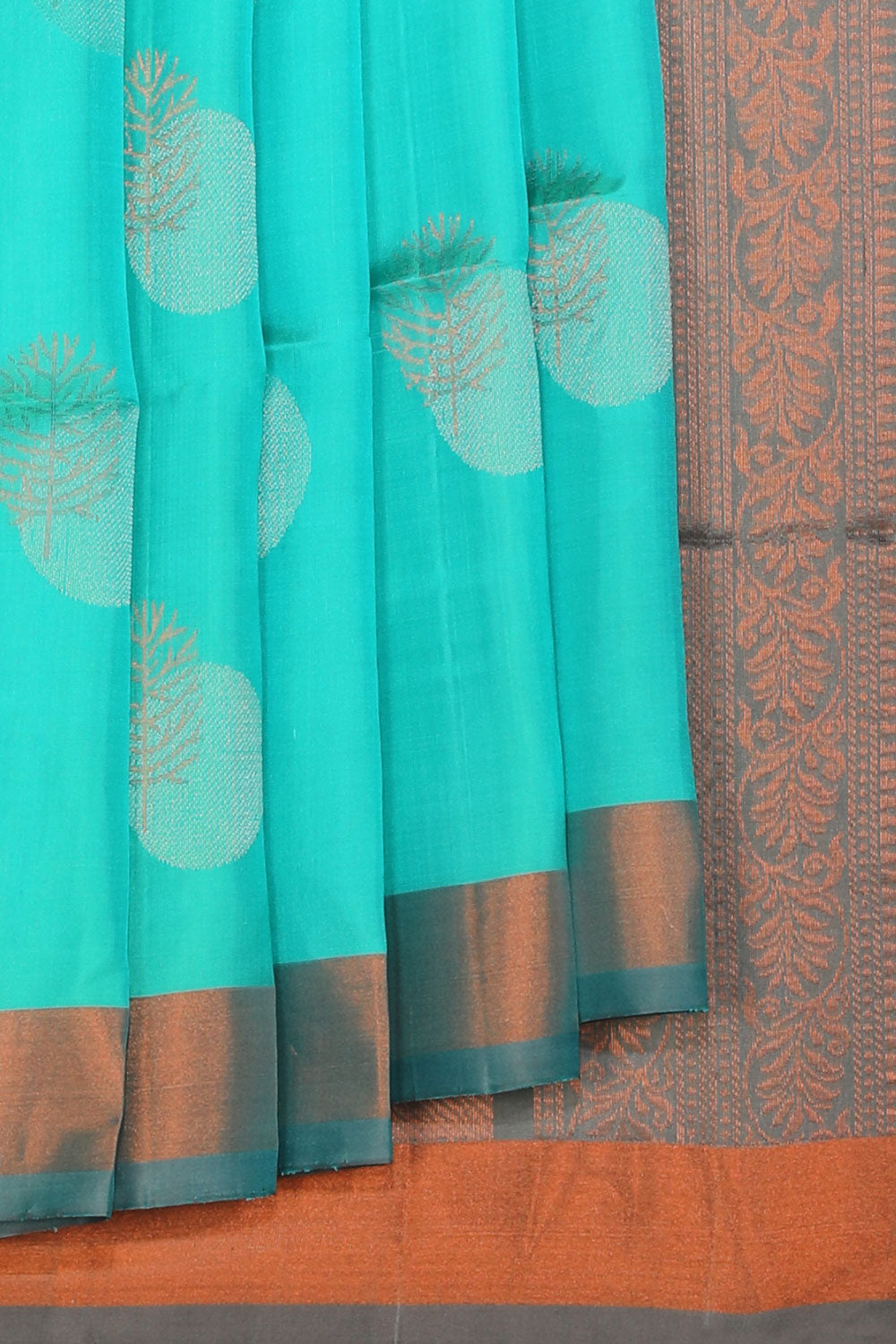 Gorgeous Sea-Blue Saree