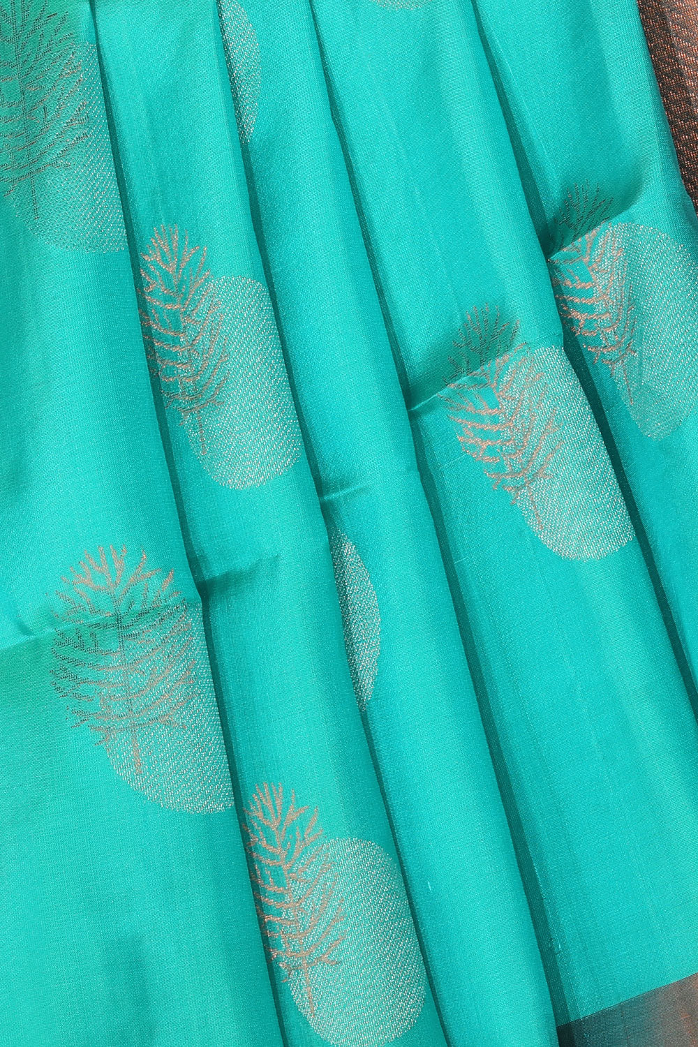 Gorgeous Sea-Blue Saree