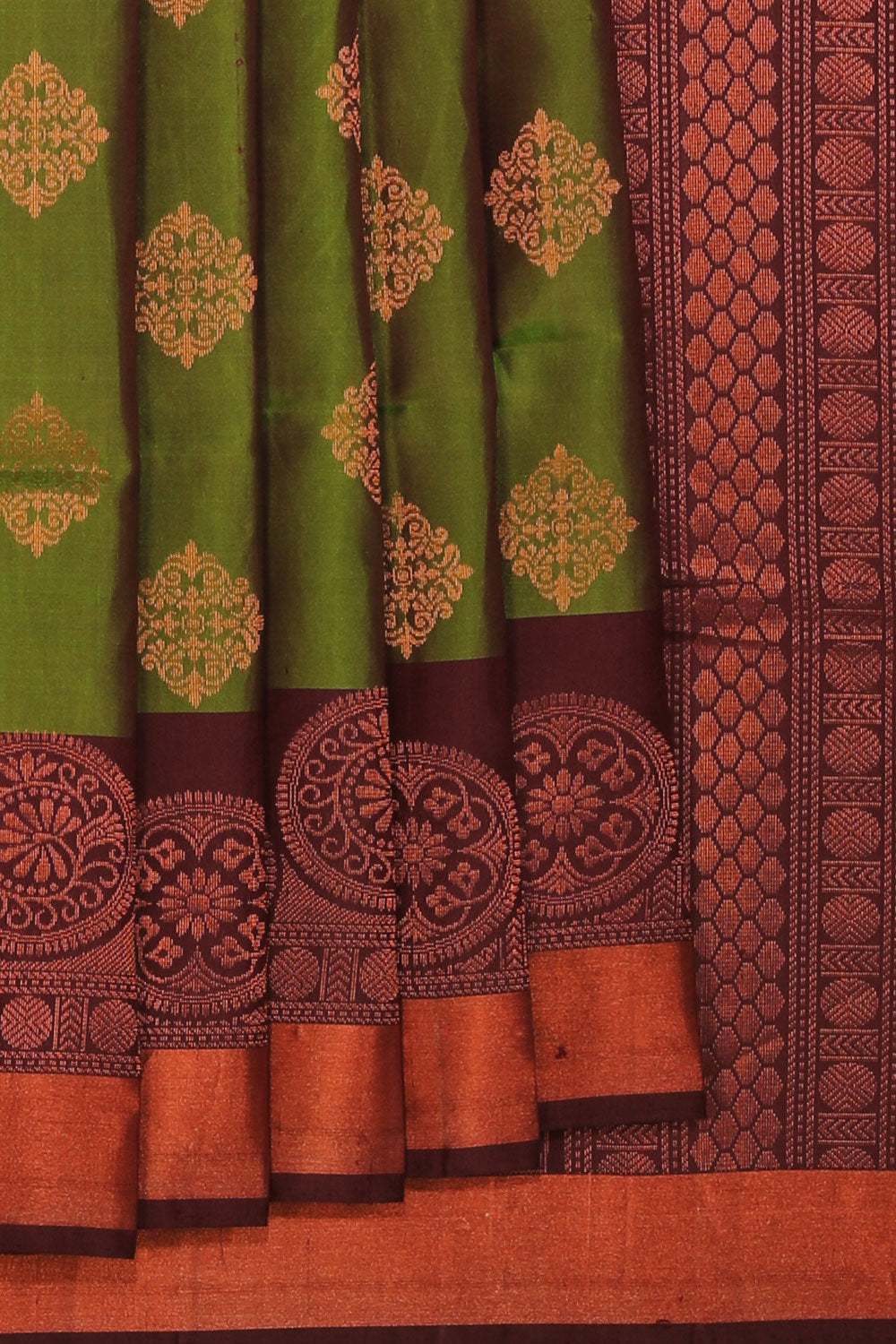 Collection of Very Pretty Green Saree in a gallery layout