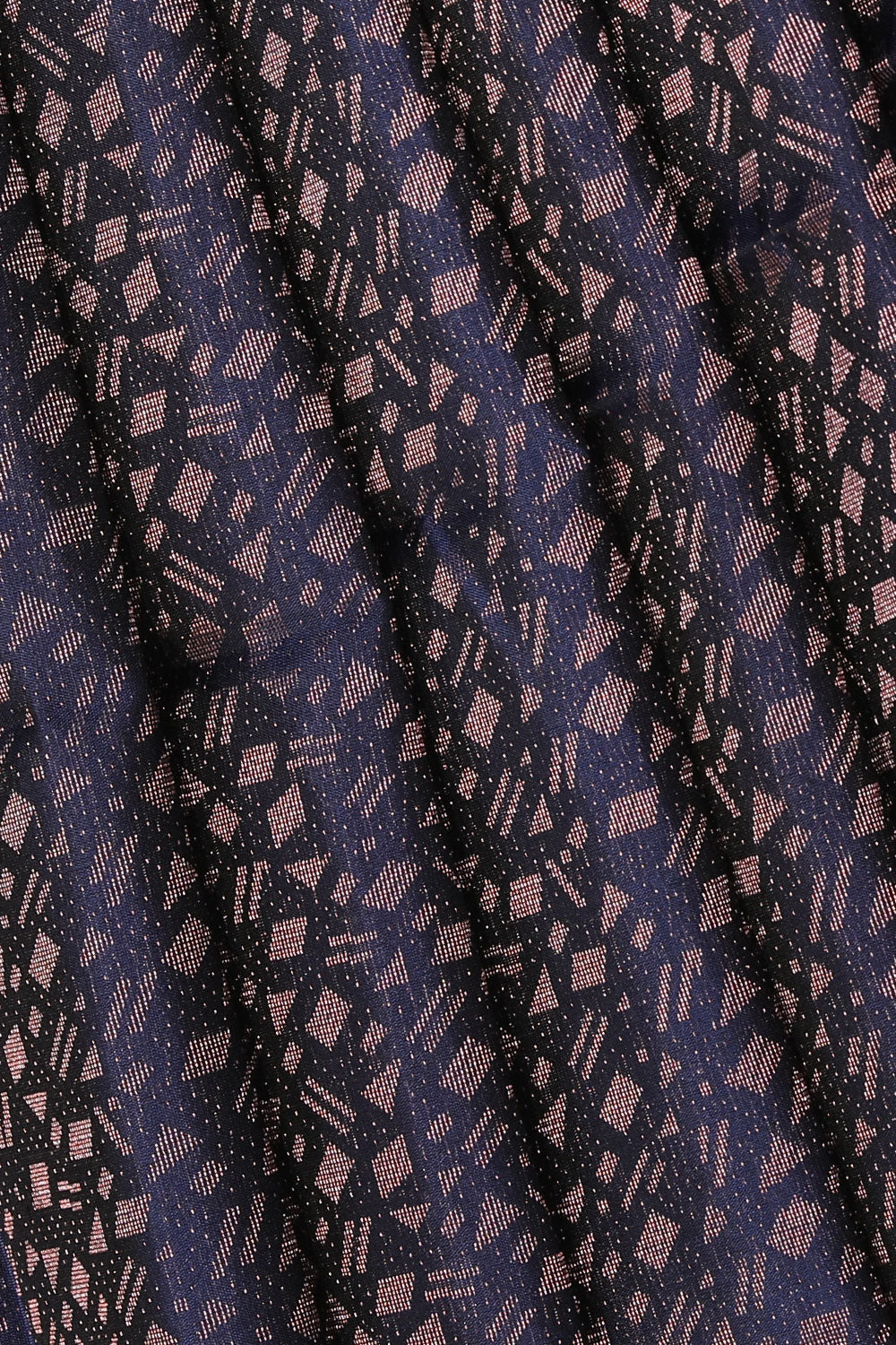 Image of Gorgeous Navy Blue Saree