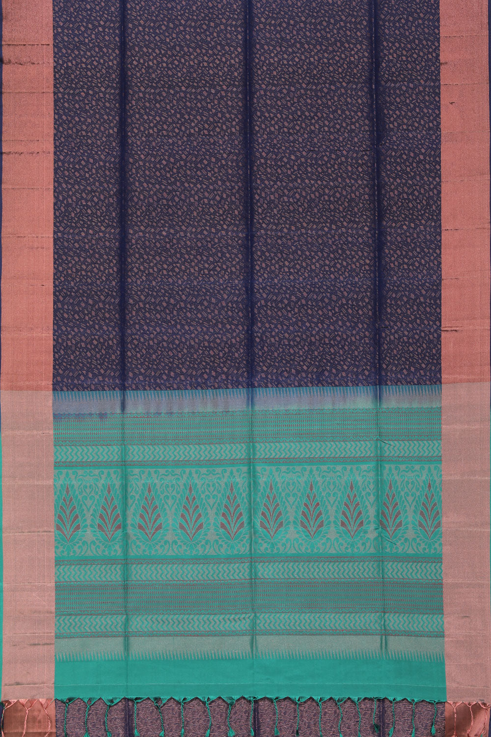 Image of Gorgeous Navy Blue Saree