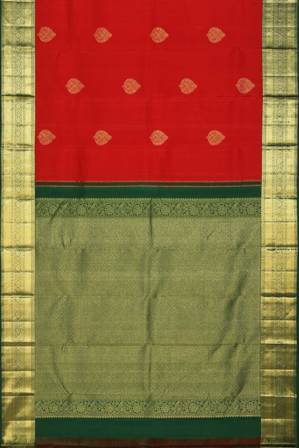 Image of Gorgeous Traditional Charm Red Saree