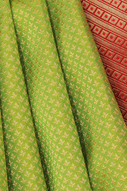 Collection of Kanchipattu Green Saree in a gallery layout