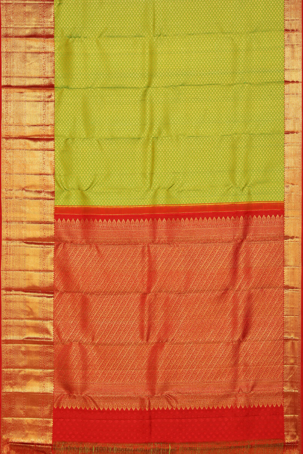Image of Kanchipattu Green Saree