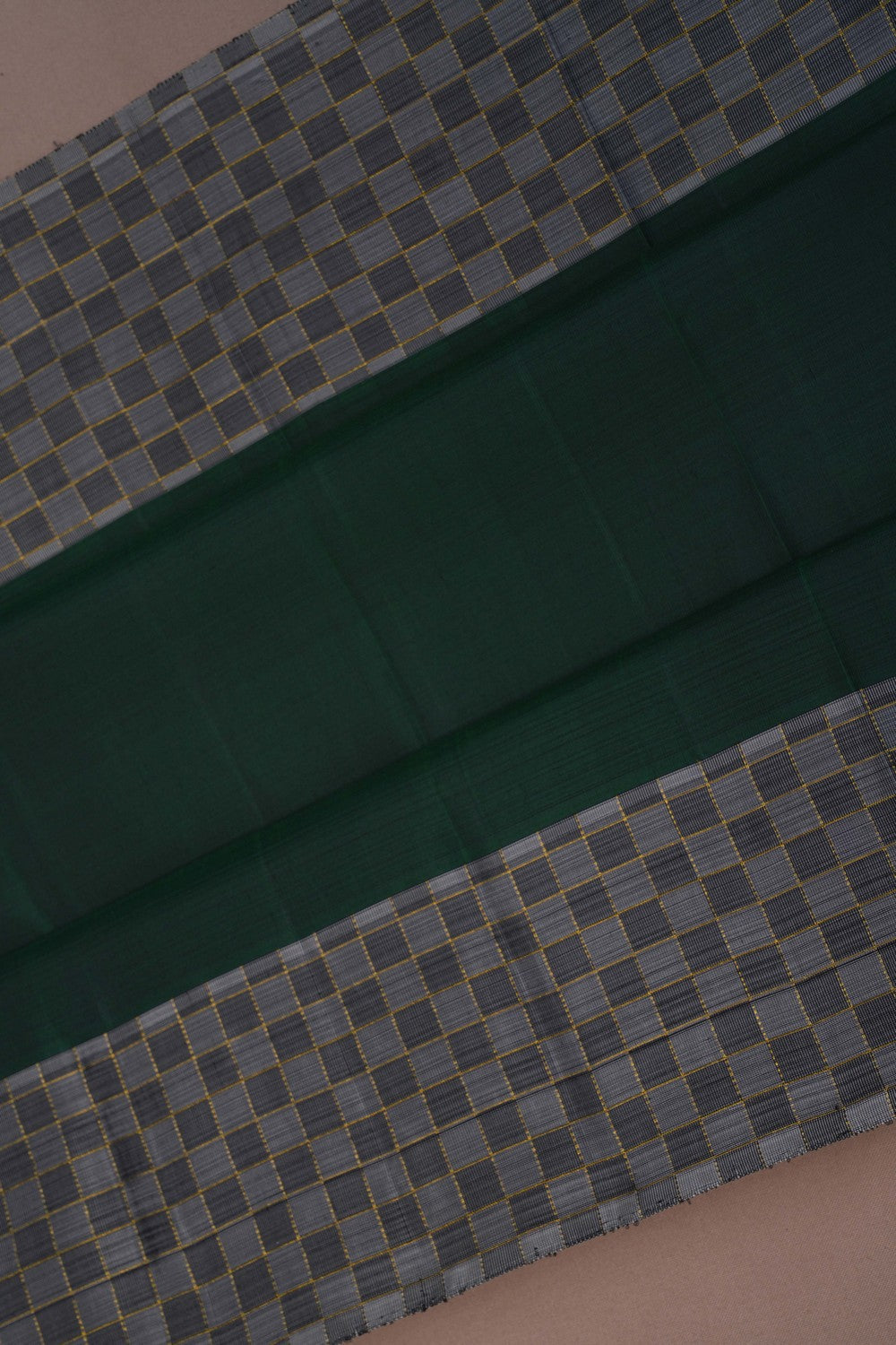 Image of Arani Silk Bottle-Green Saree