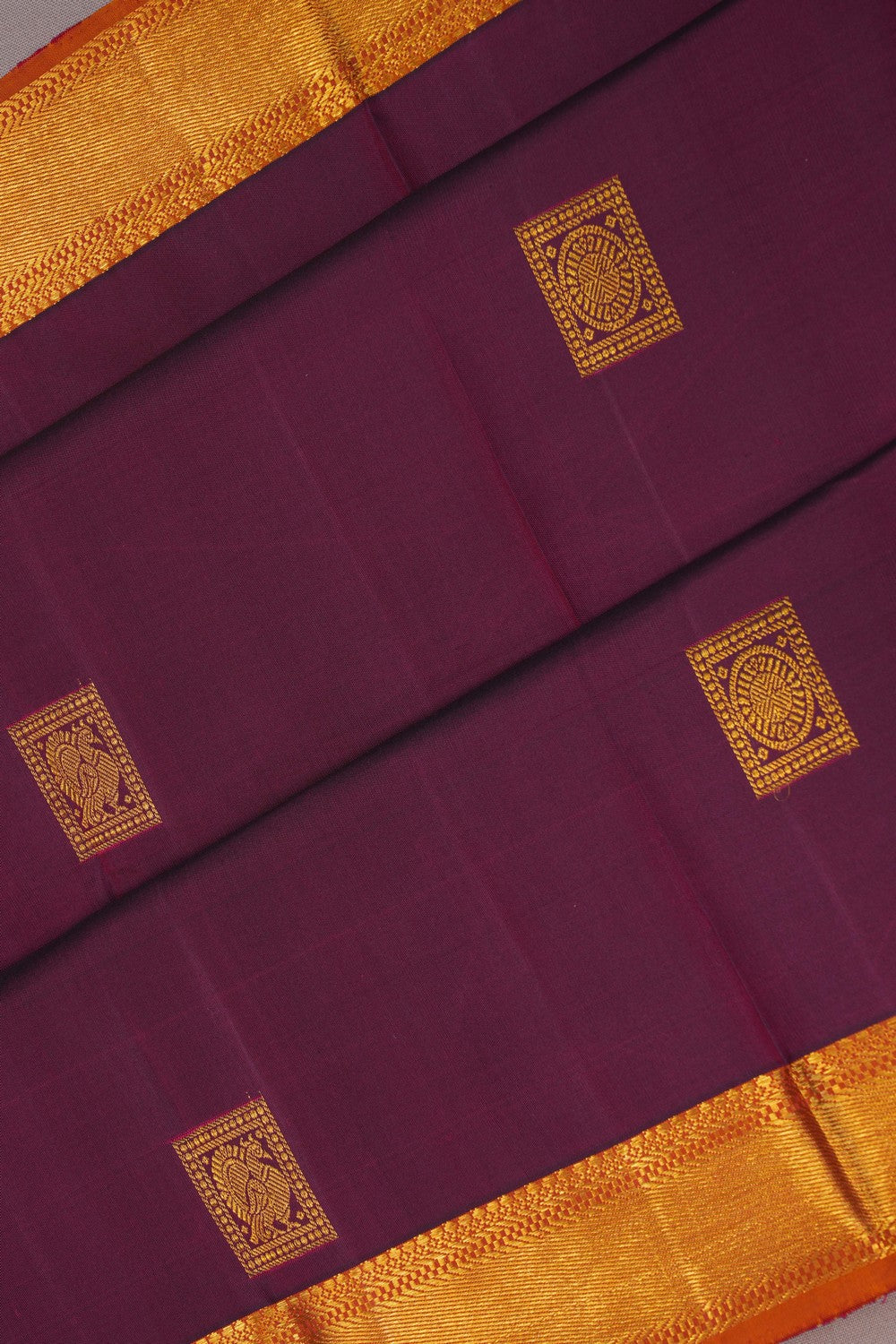 Image of Arani Silk Purple Saree