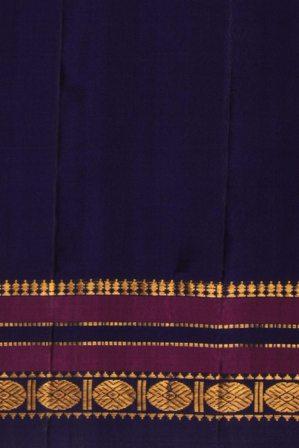 Kanchipuram Silk Kattam Peach Saree