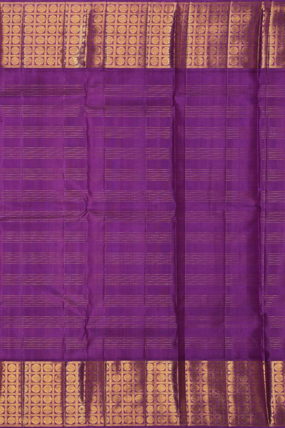 Image of Kanjivaram-Silk Green Saree