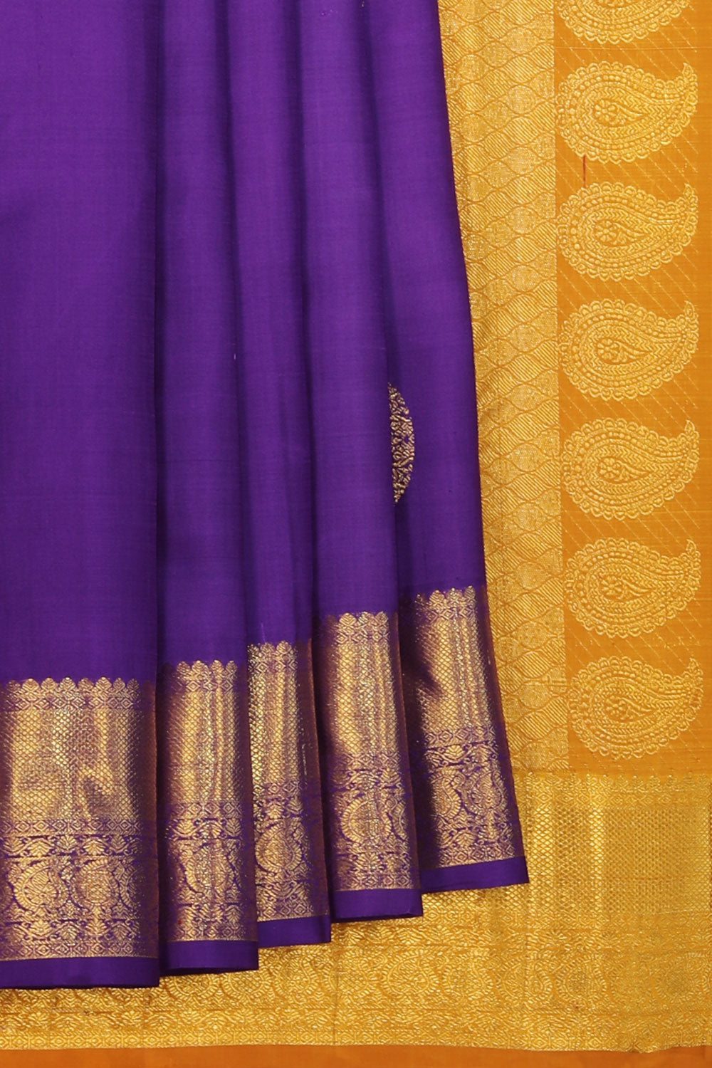 Gorgeous Violet Saree