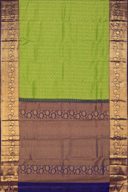 Collection of Kanchipattu Green Saree in a gallery layout