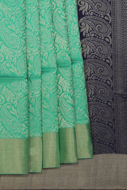 Collection of Very Pretty Aqua Green Saree in a gallery layout