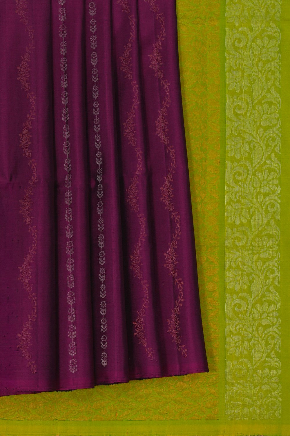 Image of South Silk Purple Saree