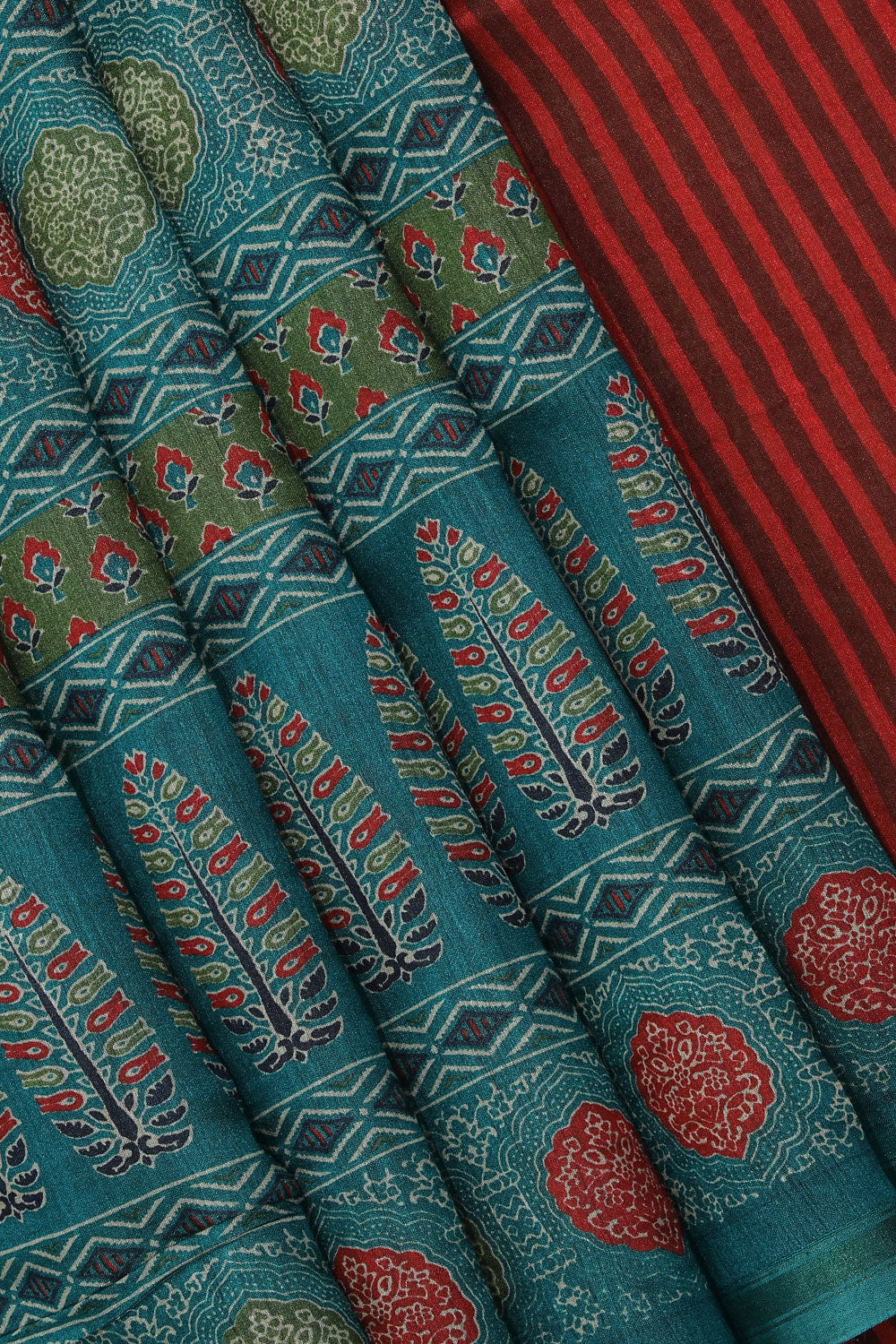 Collection of Paisley Prints Saree in a gallery layout