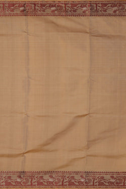 Image of Baluchari Silk Beige Saree