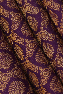 Collection of Kanchipattu Violet Saree in a gallery layout