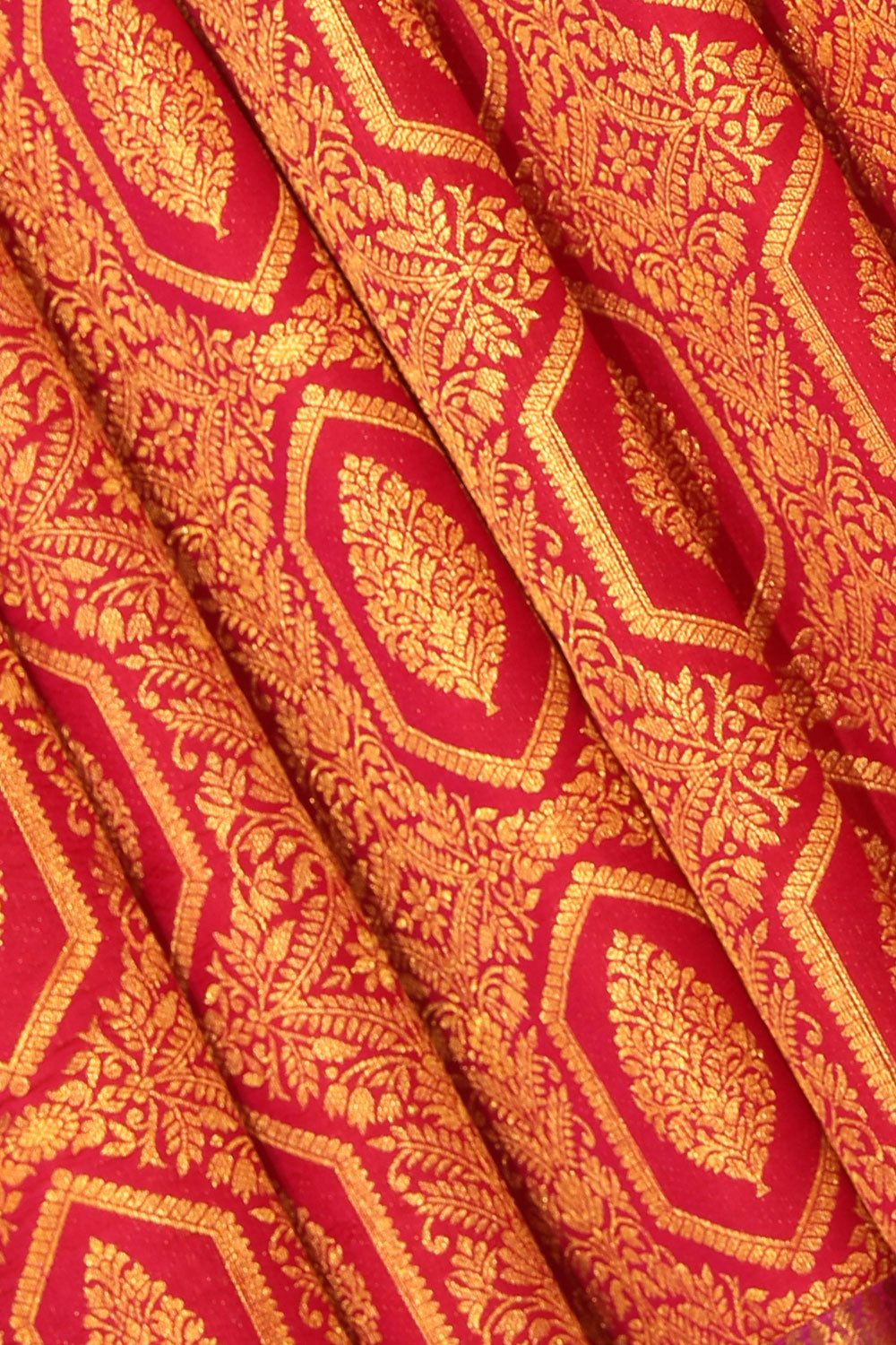 Collection of Kanchipattu Red Saree in a gallery layout