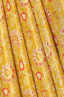 Collection of Kanchipattu Gold Saree in a gallery layout