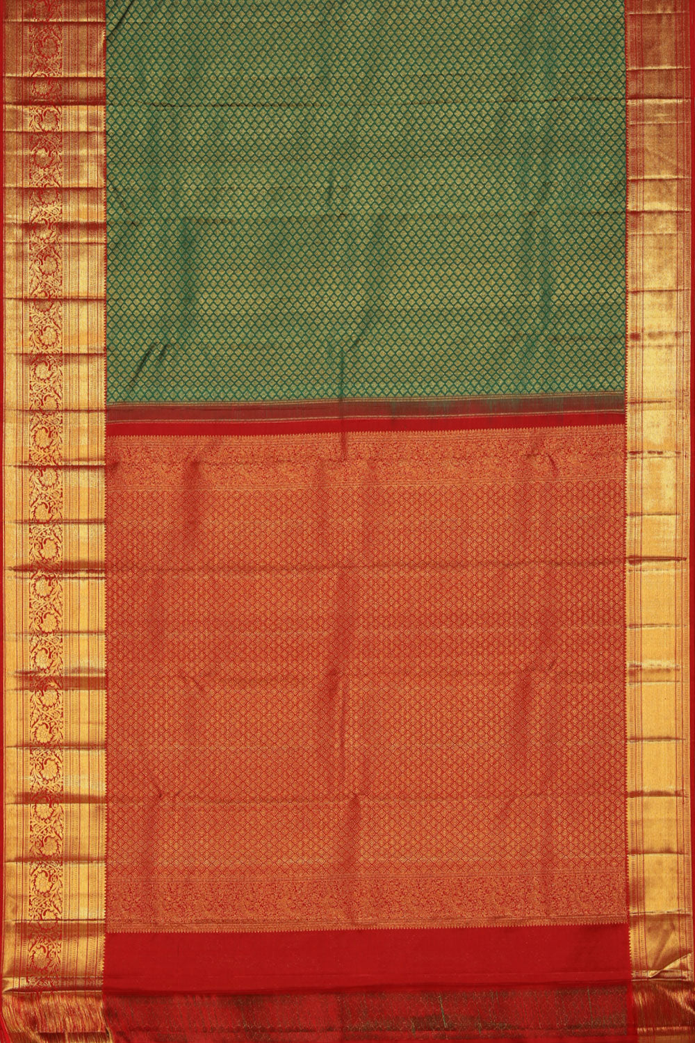 Image of Kanchipattu Green Saree