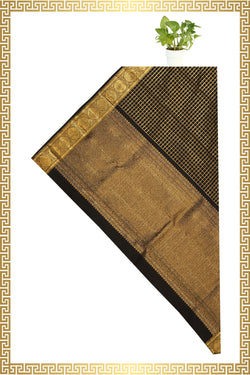 Image of Kanchi-Silk Black Dupatta