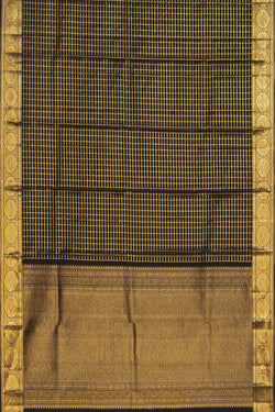 Image of Kanchi-Silk Black Dupatta