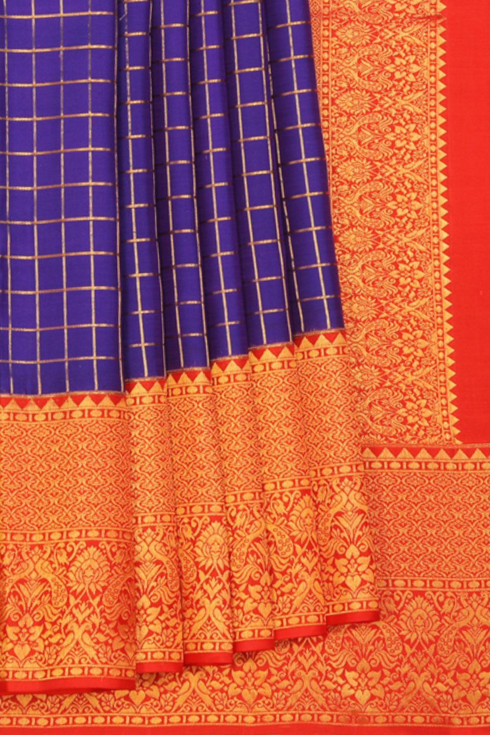 Collection of Kanchipattu Orchid-Purple Saree in a gallery layout