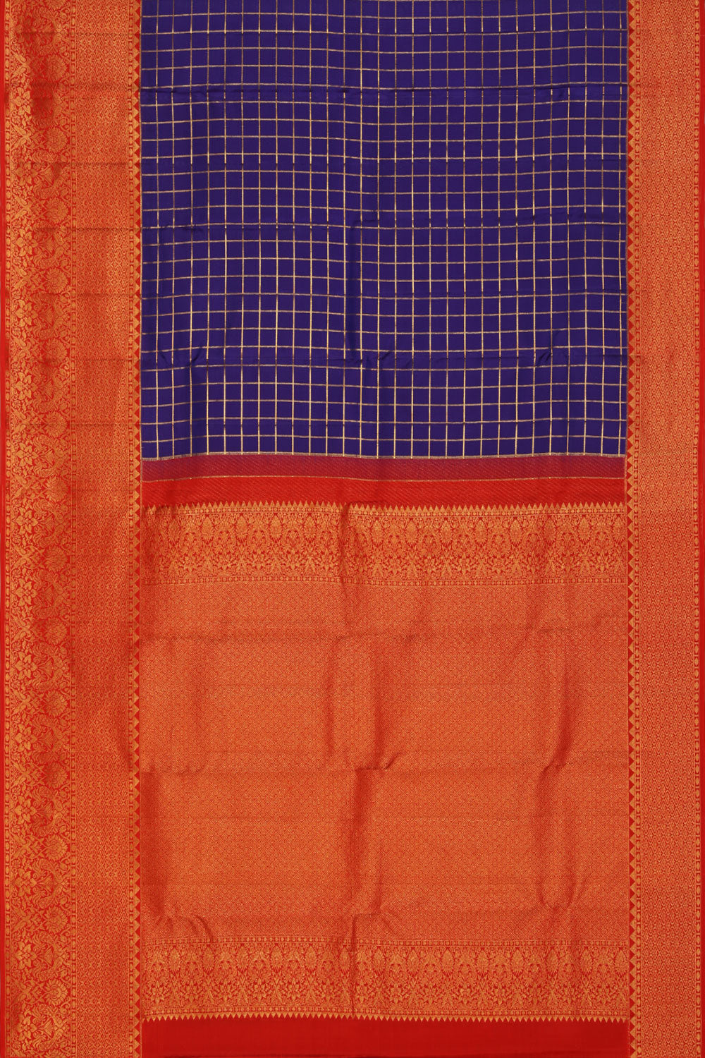 Collection of Kanchipattu Orchid-Purple Saree in a gallery layout